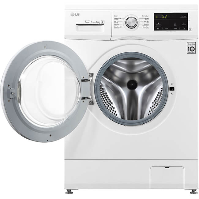 Máy Giặt Cửa Trước Inverter LG FM1208N6W (8kg)