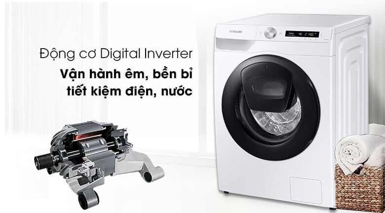 Máy Giặt Samsung Addwash Inverter 8.5kg WW85T554DAW/SV 10
