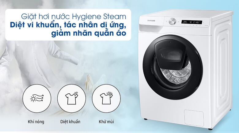 Máy Giặt Samsung Addwash Inverter 8.5kg WW85T554DAW/SV 5