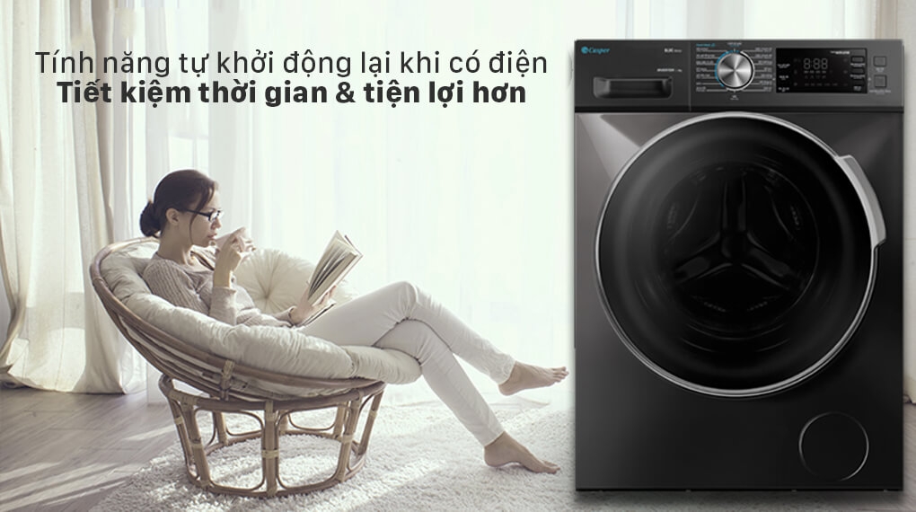 Máy Giặt Inverter Casper 8.5Kg WF-85I140BGB9