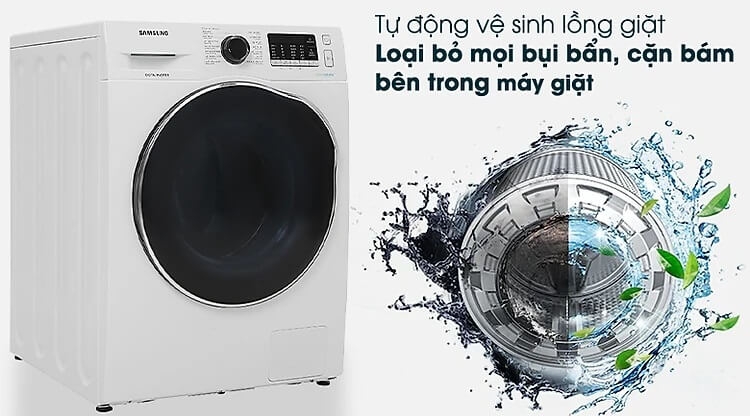 Máy Giặt Sấy Samsung Inverter 9.5kg WD95J5410AW/SV