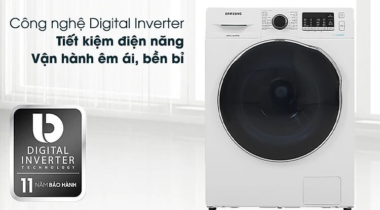 Máy Giặt Sấy Samsung Inverter 9.5kg WD95J5410AW/SV