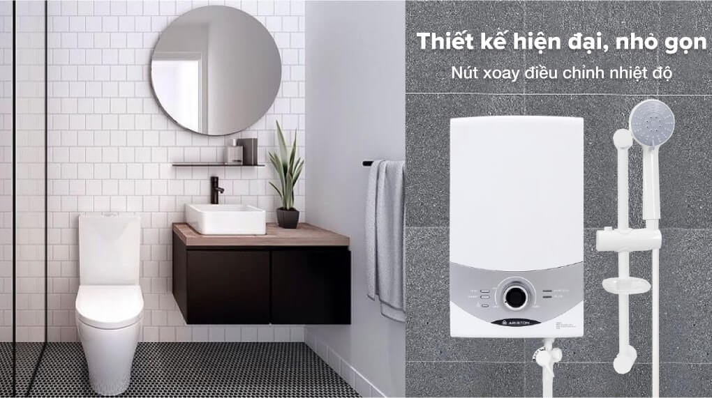 Máy Nước Nóng Trực Tiếp Ariston AURES SM45PE-SBS-VN