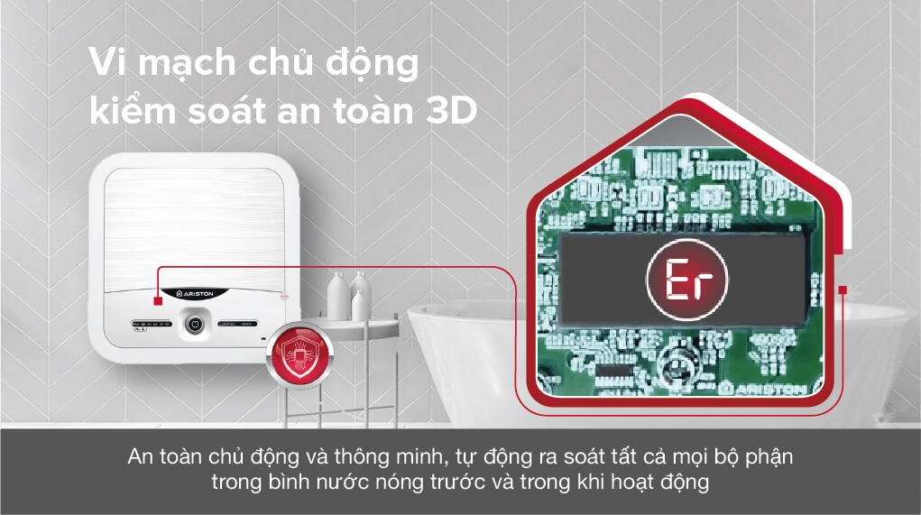Máy Nước Nóng Ariston AN2 15 LUX - 2.5 - FE (2500W) 7