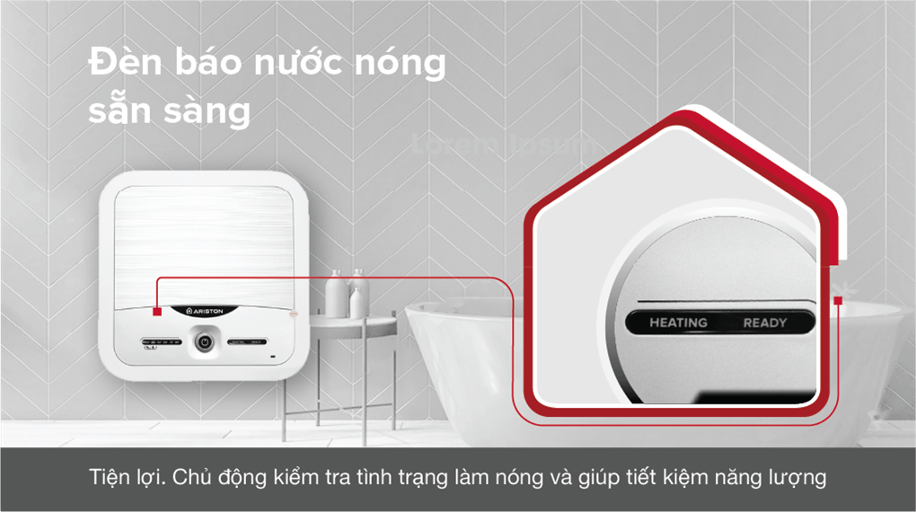 Máy Nước Nóng Ariston AN2 15 LUX - 2.5 - FE (2500W) 8