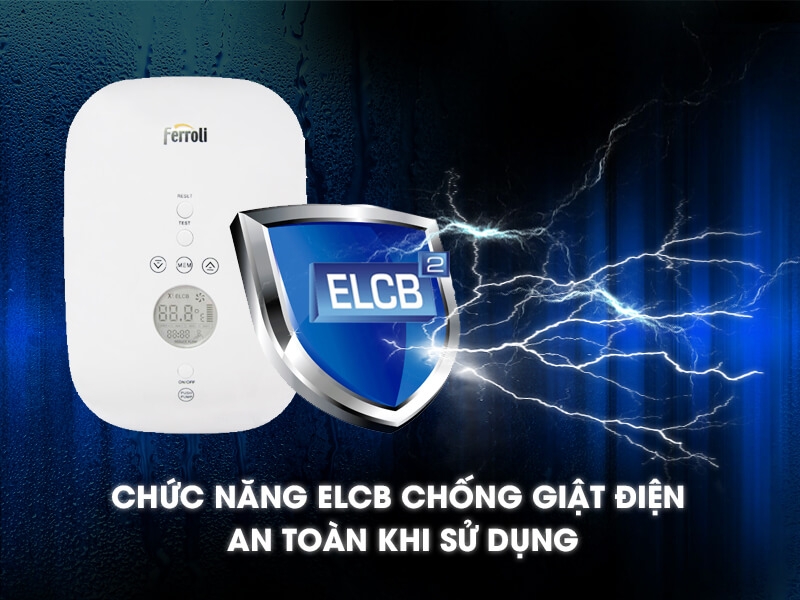 Máy Nước Nóng Ferroli Divo SDN 4.5S (4500W) 4