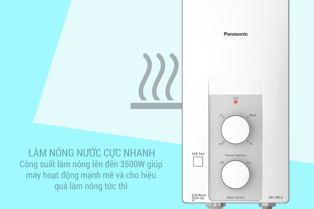 Máy Nước Nóng Panasonic DH-3RL2VH (3500W)