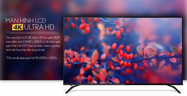 Android Tivi Sharp 4K 70 inch 4T-C70BK1X 3