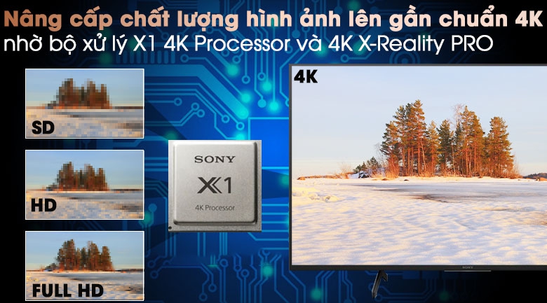 Android Tivi Sony 4K 55 inch KD-55X7500H 3