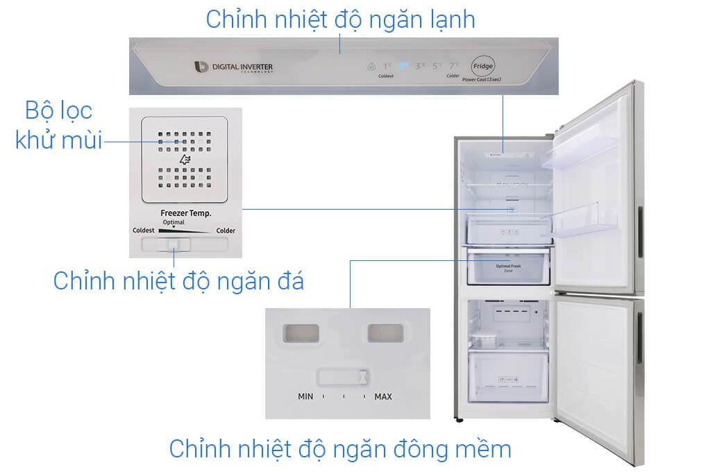 Tủ Lạnh Samsung Inverter 280 Lít RB27N4010S8/SV