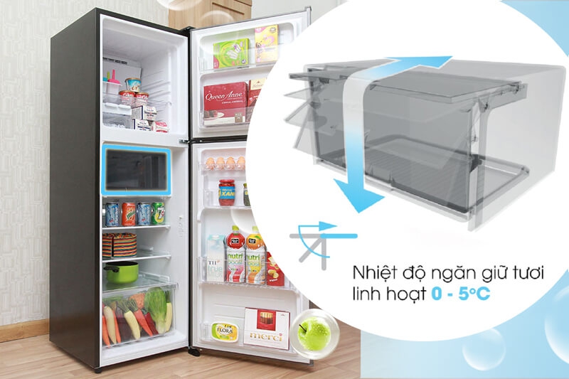 Tủ Lạnh Sharp Inverter 224 lít SJ-X251E-DS 3