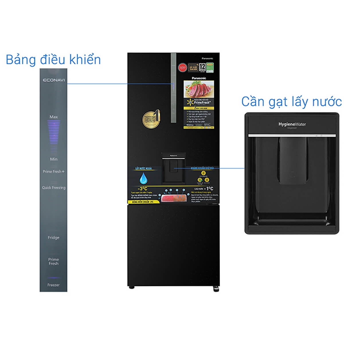 Tủ lạnh Panasonic Inverter 417 lít NR-BX471GPKV