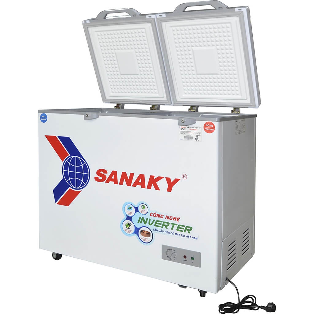 Tủ Đông Kính Cường Lực Inverter Sanaky VH-3699W4K (260L)