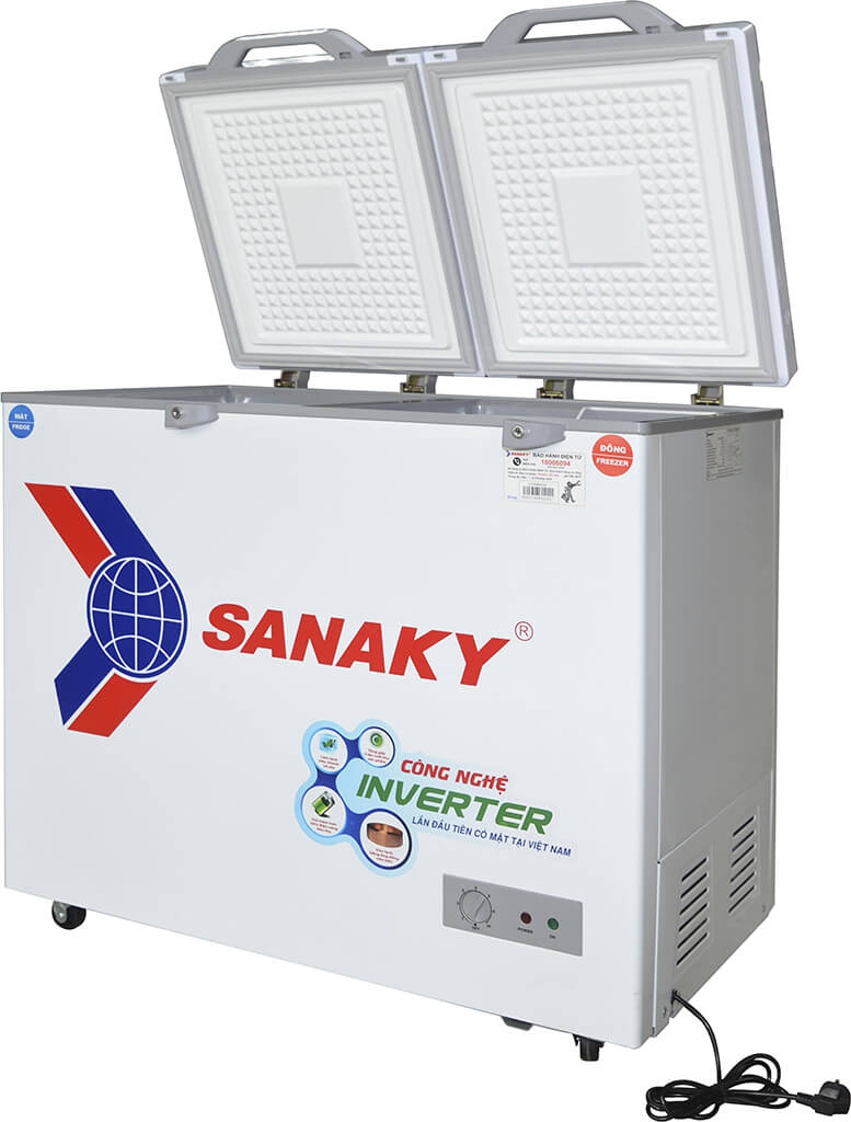Tủ Đông Kính Cường Lực Inverter Sanaky VH-4099W4K (280L)