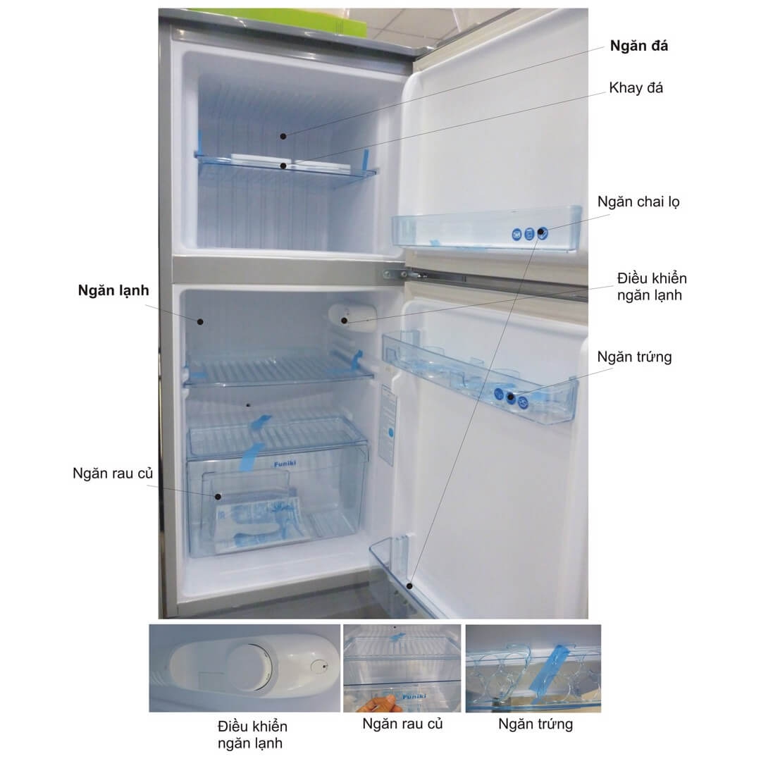 Tủ Lạnh Funiki Hòa Phát FR-135CD 130 Lít 3