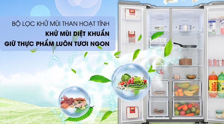 Tủ Lạnh Side By Side Inverter Samsung RS62R5001M9/SV (647L) 6