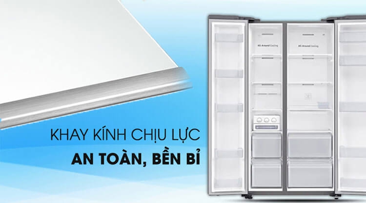 Tủ Lạnh Side By Side Inverter Samsung RS62R5001M9/SV (647L) 8
