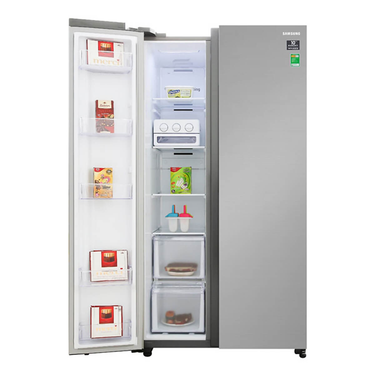 Tủ Lạnh Side By Side Inverter Samsung RS62R5001M9/SV (647L)