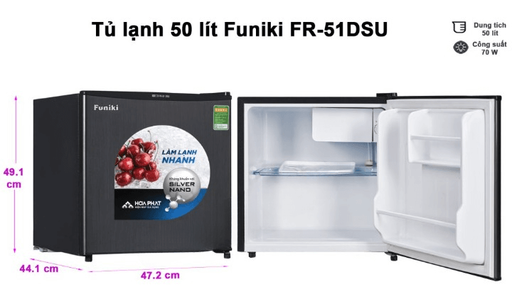 Tủ Lạnh Mini Funiki FR-51DSU