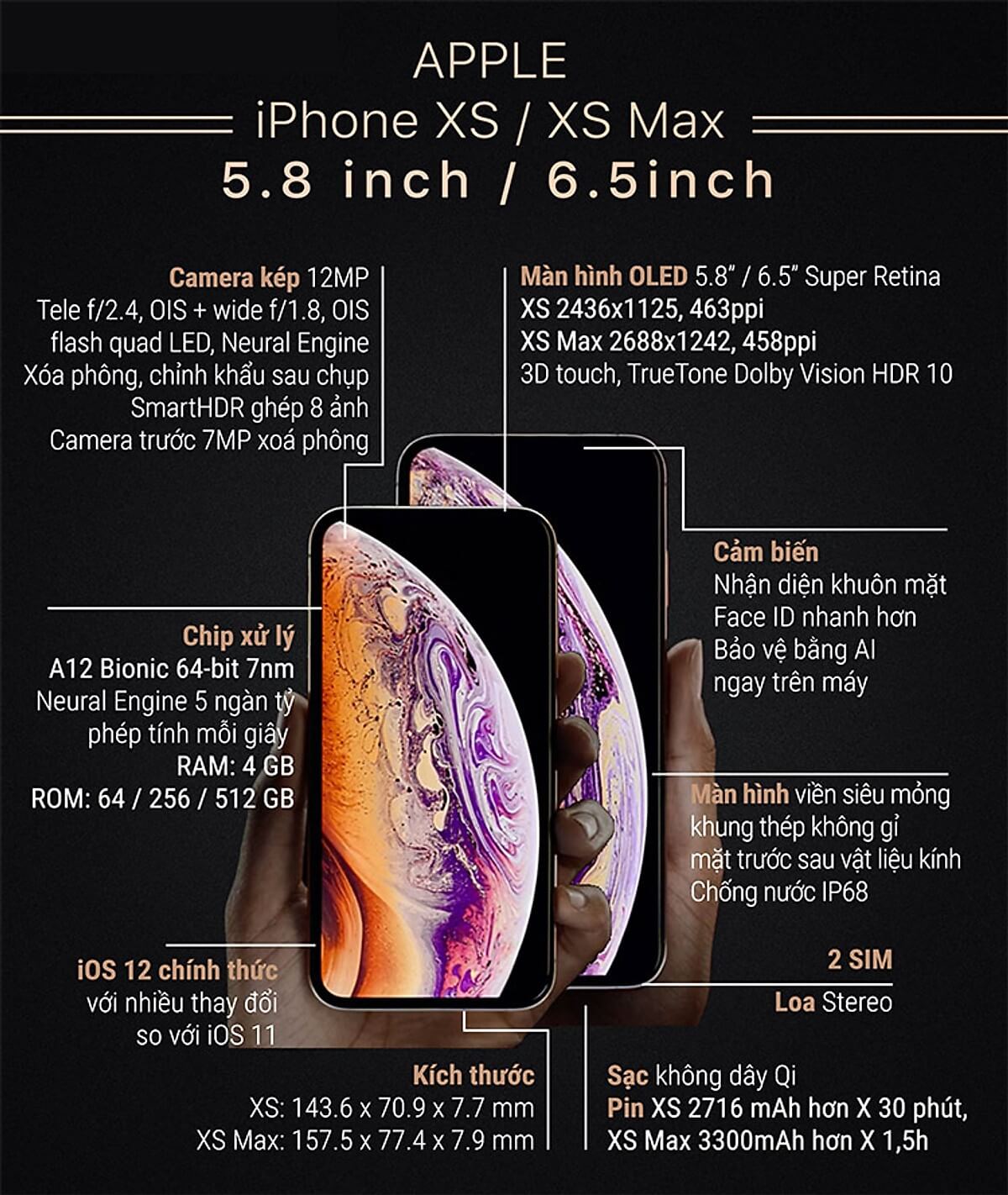 Điện Thoại iPhone XS 64GB - Đã Qua Sử Dụng 5