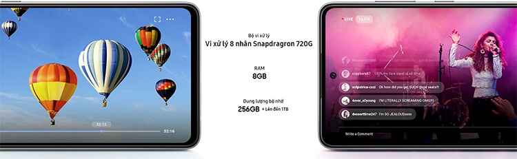 Điện Thoại Samsung Galaxy A72 (8GB/256GB) 3