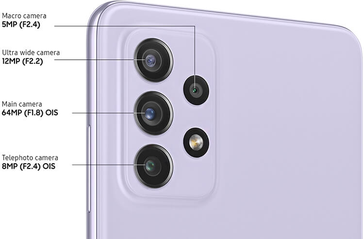 Điện Thoại Samsung Galaxy A72 (8GB/256GB) 4