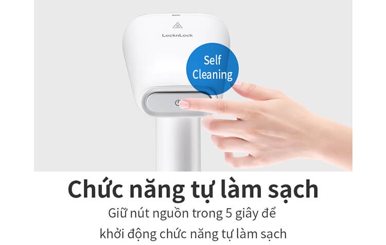 Bàn ủi hơi nước cầm tay Lock&Lock ENI223WHT 1600W 3