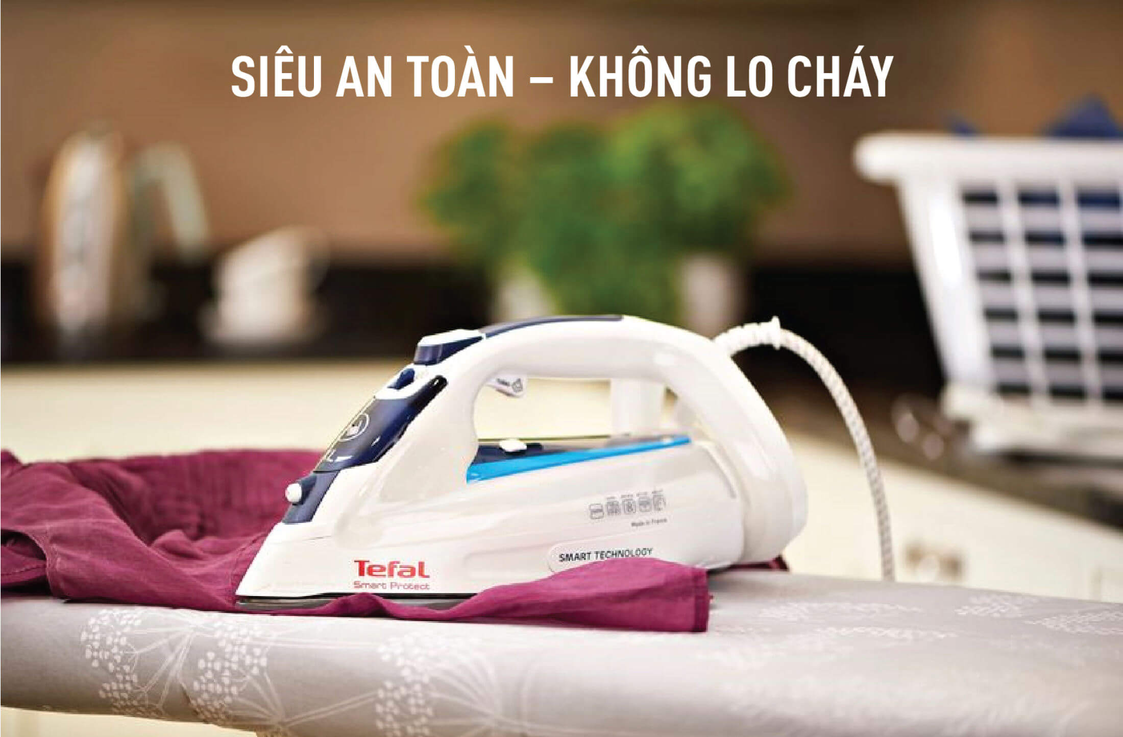 Bàn Ủi Hơi Nước Tefal FV4980E0