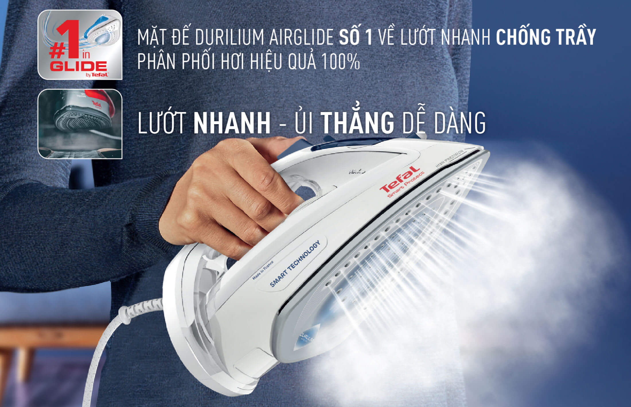 Bàn Ủi Hơi Nước Tefal FV4980E0
