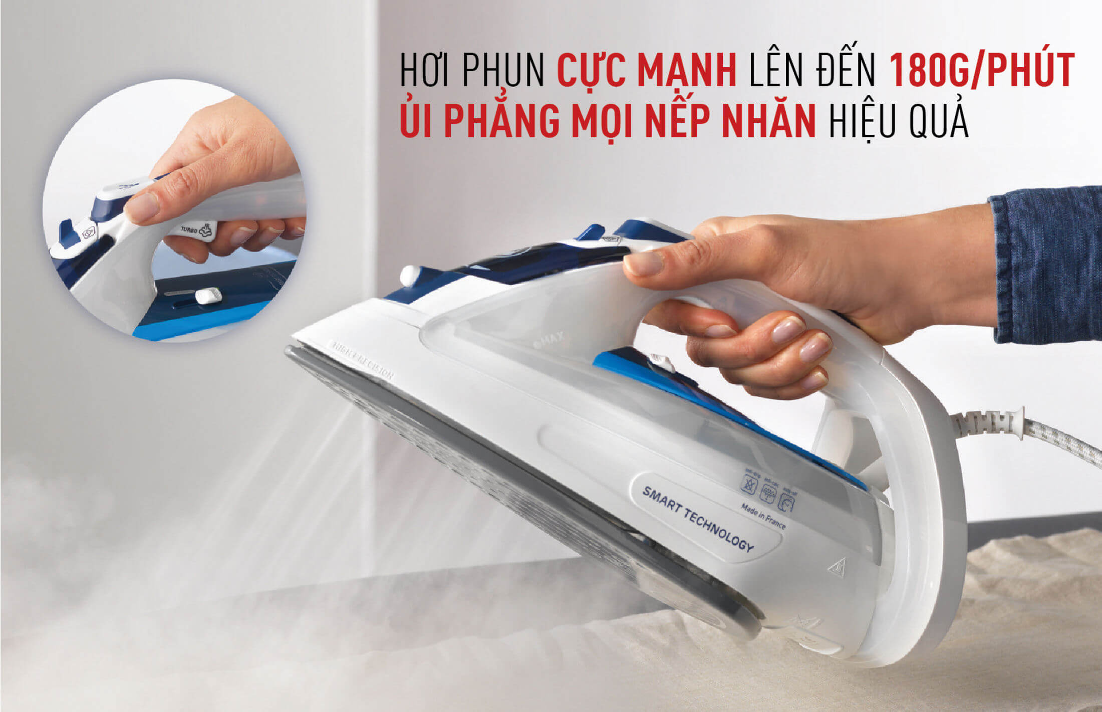 Bàn Ủi Hơi Nước Tefal FV4980E0