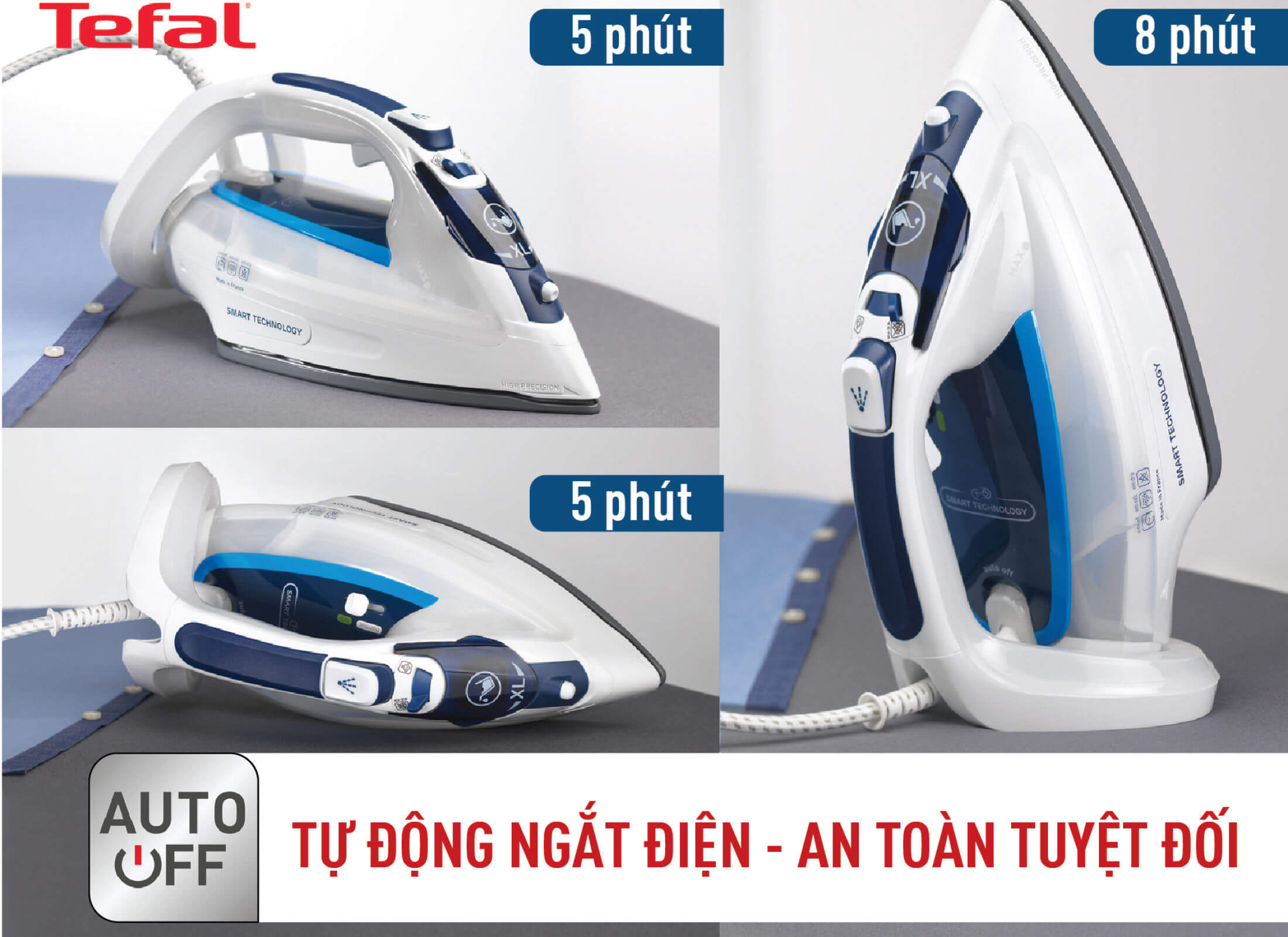 Bàn Ủi Hơi Nước Tefal FV4980E0