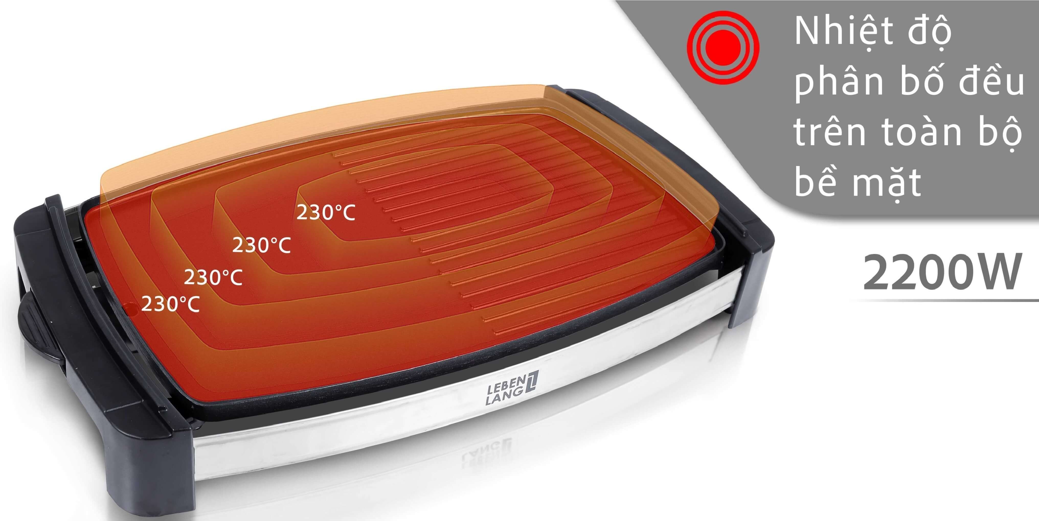 Bếp Nướng Điện Lebenlang LBG8588