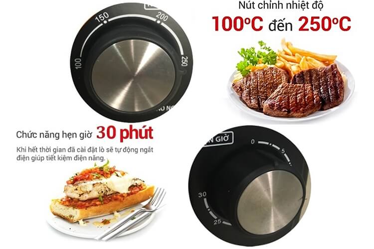 Lò Nướng Điện Đa Năng Comet CM6510 (10L) 3