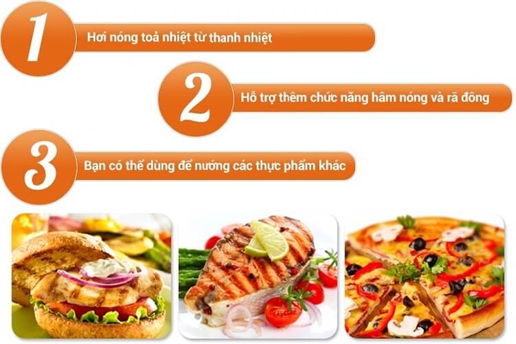 Lò Nướng Điện Đa Năng Comet CM6510 (10L) 4