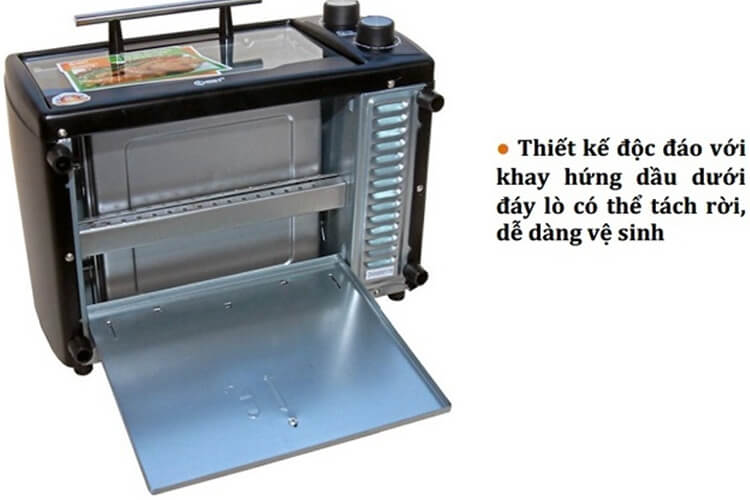 Lò Nướng Điện Đa Năng Comet CM6510 (10L) 4