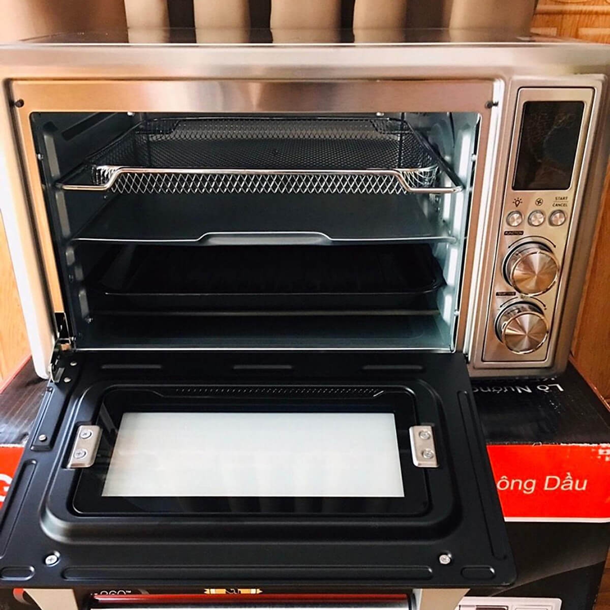 Lò Chiên Không Dầu Và Nướng Đối Lưu Galanz KF1830ELQ-H12U 30L 4