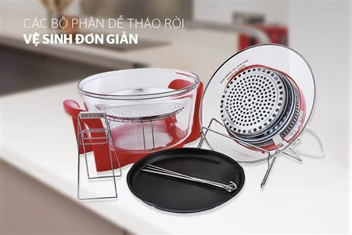 Lò Nướng Thủy Tinh Sunhouse SH416 6