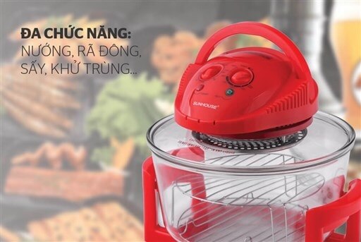 Lò Nướng Thủy Tinh Sunhouse SH416 3