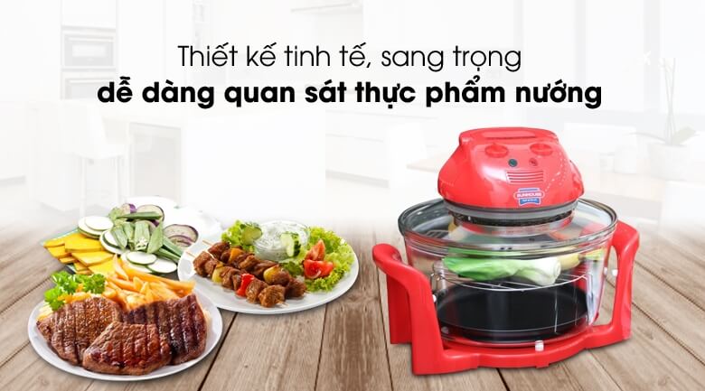 Lò Nướng Thủy Tinh Sunhouse SH416 5