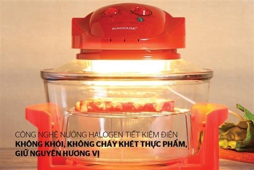 Lò Nướng Thủy Tinh Sunhouse SH416 1