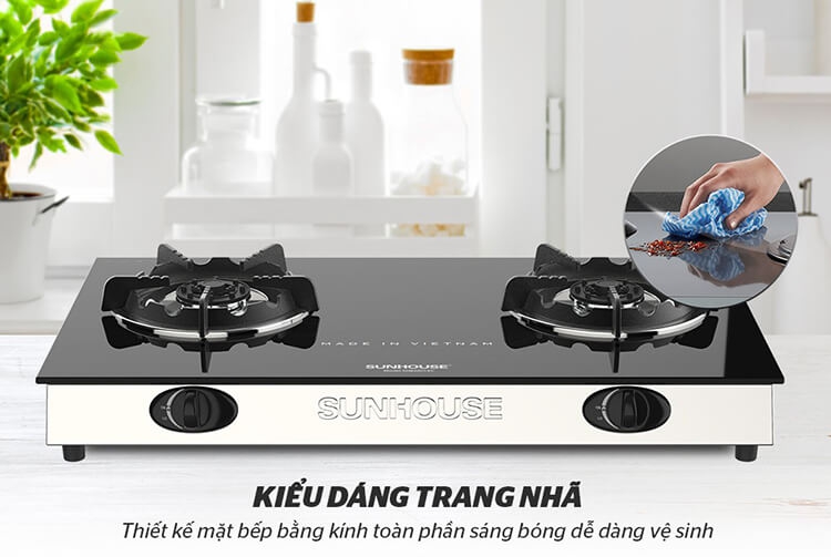 Bếp Gas Dương Kính Sunhouse SHB2201-EC 6