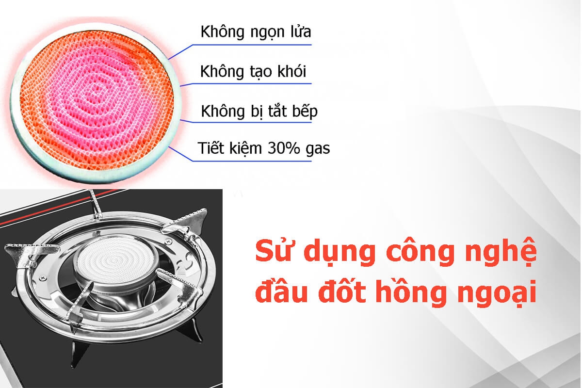 Bếp Gas Hồng Ngoại Soho 899HG Bếp Gas Hồng Ngoại Soho 899HG 2