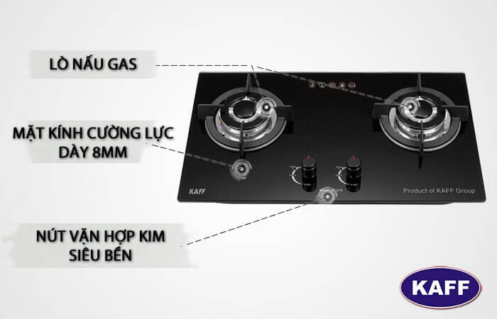 Bếp Gas Âm 2 Lò KAFF KF-219 1