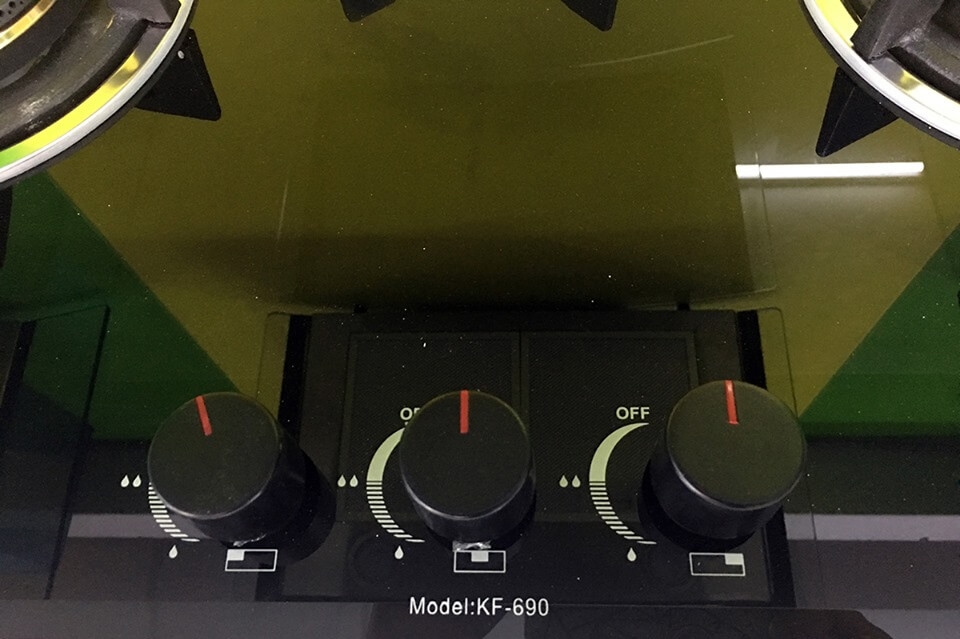 Bếp Gas Âm Kính 3 Lò KAFF KF-690 1