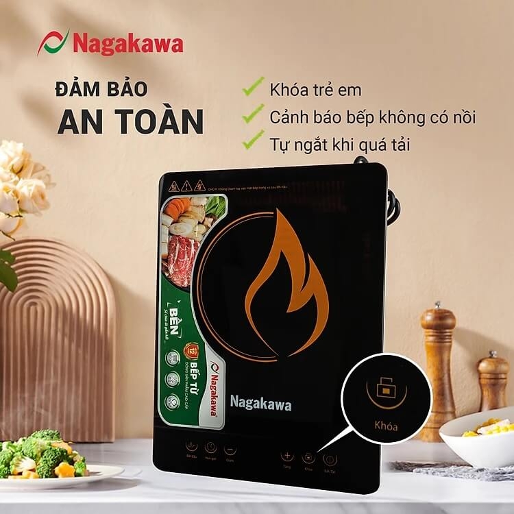 Bếp Từ Đơn Nagakawa NAG0704 2000W