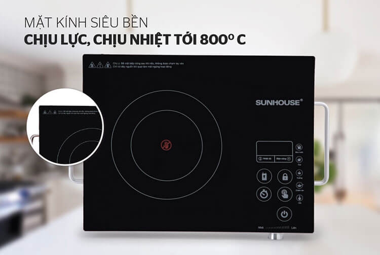 Bếp Hồng Ngoại Cảm Ứng Sunhouse SHD6017