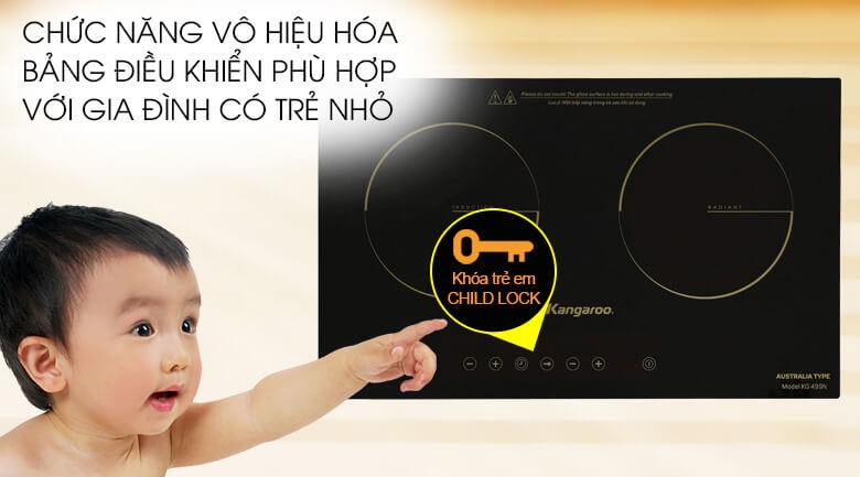 Bếp Điện Từ - Hồng Ngoại Đôi Kangaroo 6