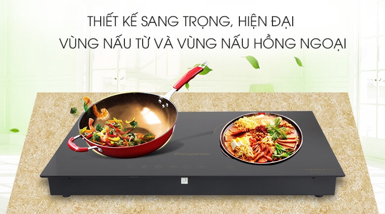 Bếp Điện Từ - Hồng Ngoại Đôi Kangaroo 1