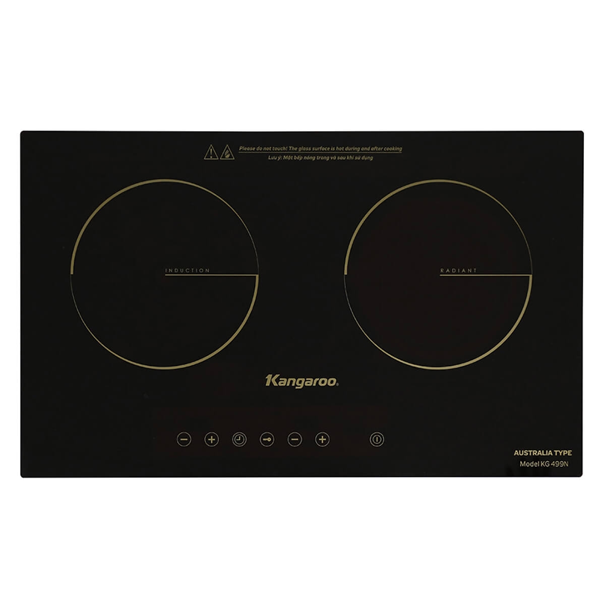 Bếp Điện Từ - Hồng Ngoại Đôi Kangaroo KG499N 3100W