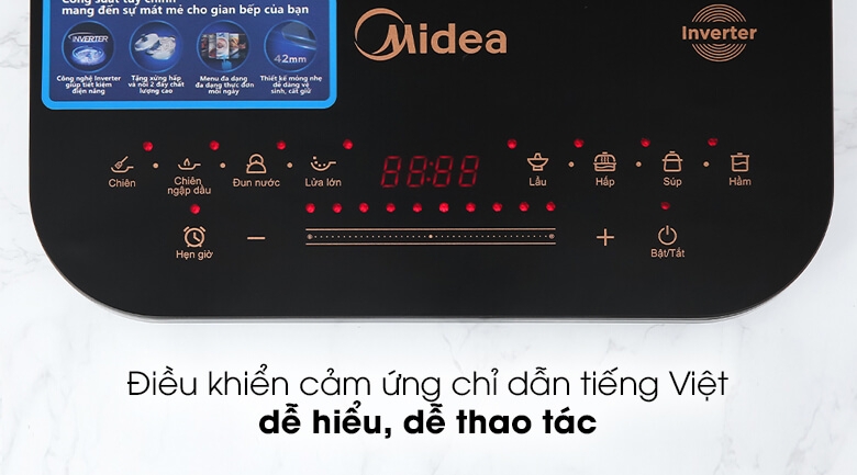 Bếp Điện Từ Midea MI-T2121DA 3